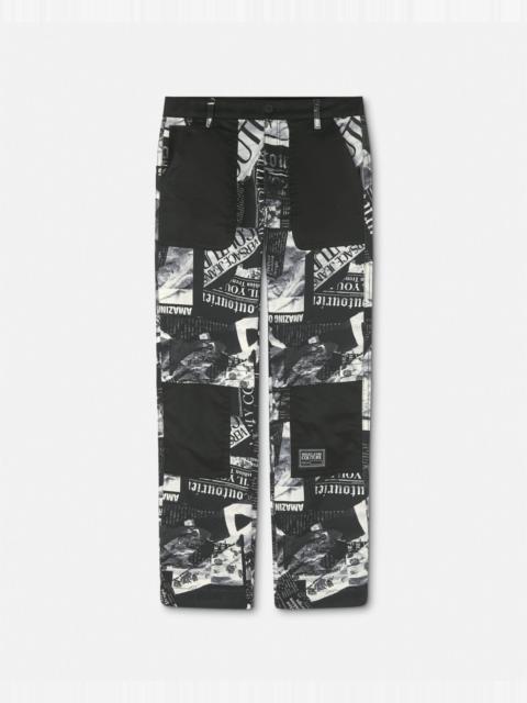 VERSACE JEANS COUTURE Magazine Cargo Pants