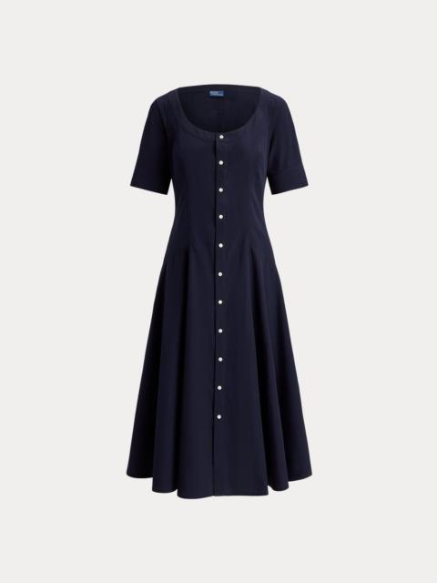Polo Ralph Lauren Cotton Canvas Scoopneck Dress