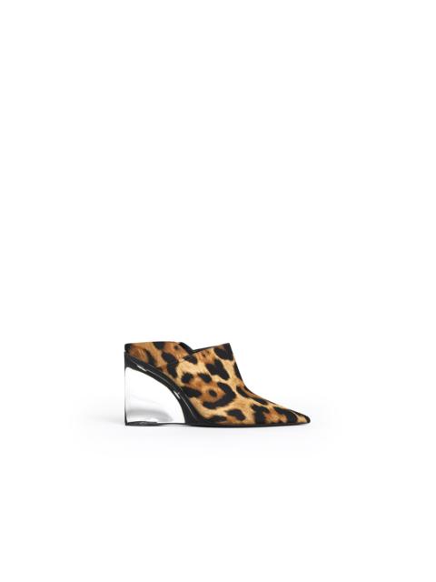 Alaïa INVISIBLE MULES IN PRINTED TWILL