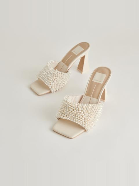 dolce vita NANDY PEARL HEELS VANILLA PEARLS