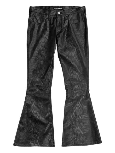 Junya Watanabe snakeskin-effect trousers