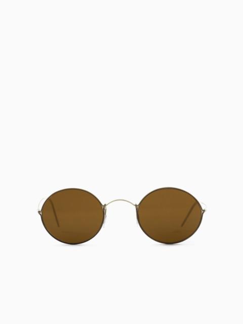 Unisex oval sunglasses