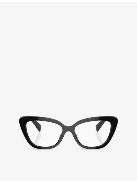 Miu Miu MU 05VV Cat-Eye Acetate Optical Glasses
