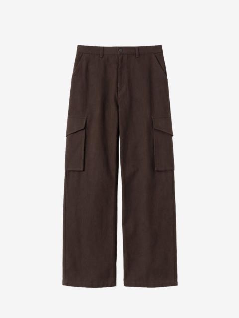 The Frankie Shop Oslo Cotton Cargo Pants - Brown
