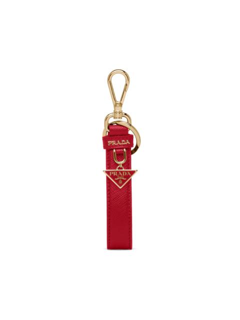 Prada Saffiano leather keychain