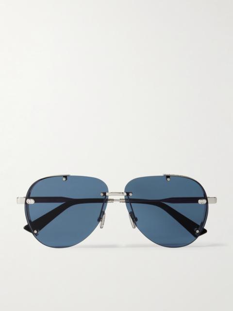 Dior NeoDior A1U Aviator-Style Silver-Tone Sunglasses