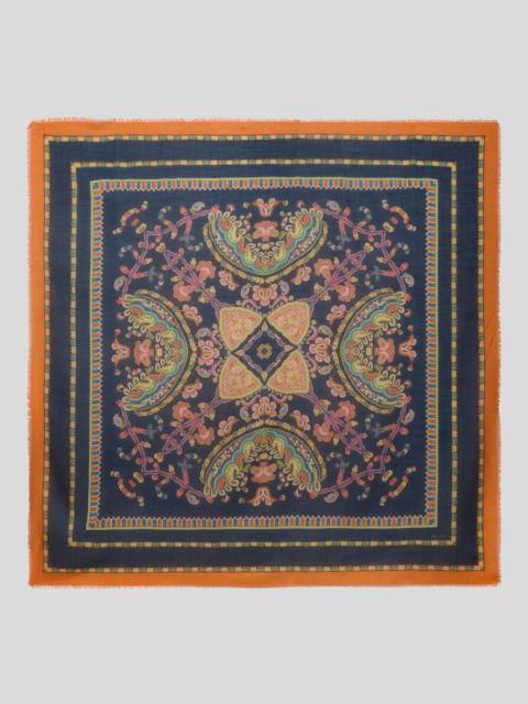 FLORAL PAISLEY CASHMERE-BLEND SHAWL