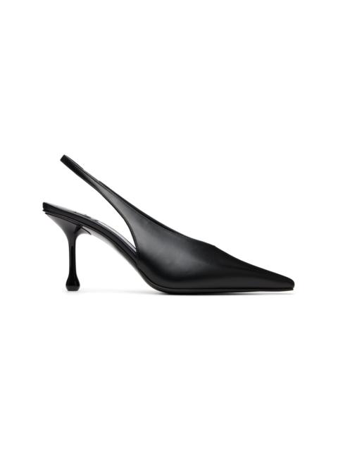 JIMMY CHOO Black Isa 80 Heels