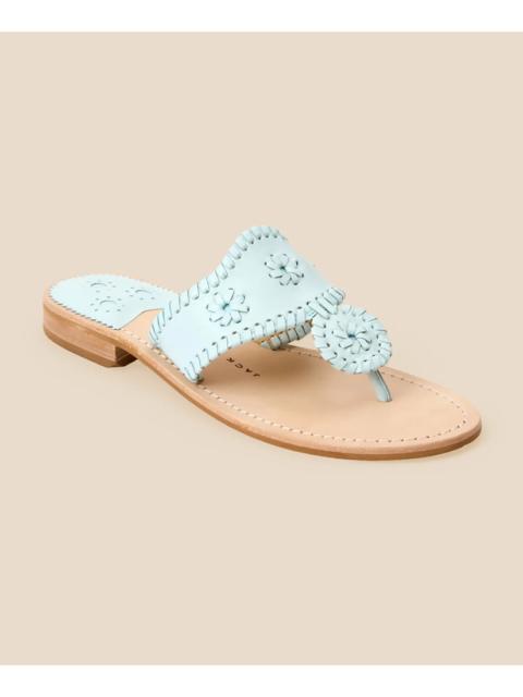 Brooks Brothers Jack Rogers Jacks Leather Flat Sandal