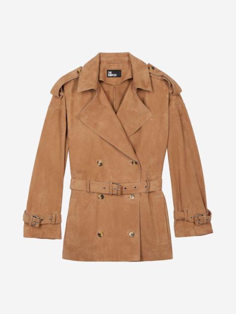 The Kooples BEIGE LEATHER JACKET