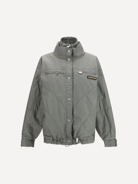 THE ATTICO High-neck Bomber with zips