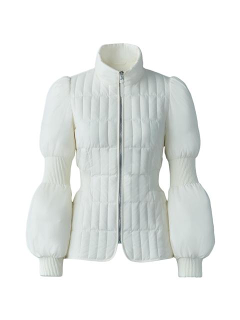 MACKAGE Women's Felicia Quilted Down Jacket - Cream