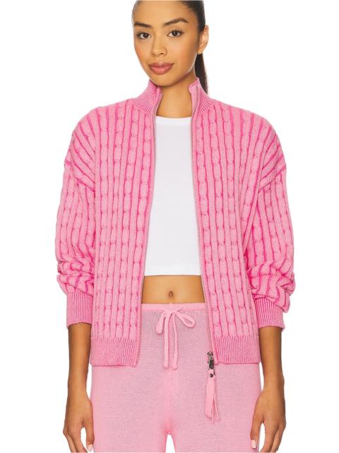 Frankies Bikinis Bea Cable Knit Sweater