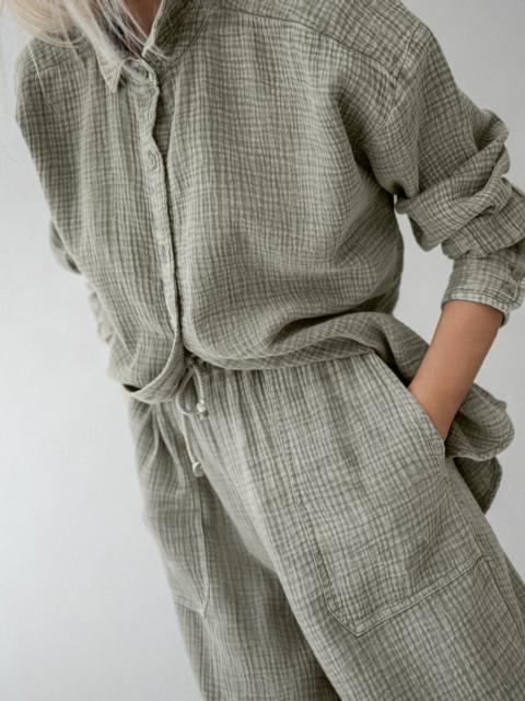 Splendid Ava Gauze Button Down