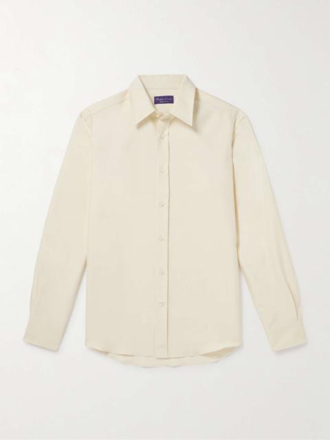 Ralph Lauren Harrison Silk-Shantung Shirt