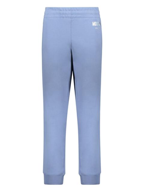 Moschino logo-stamp track pants