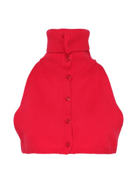 OPEN YY Button Up Neck Layer