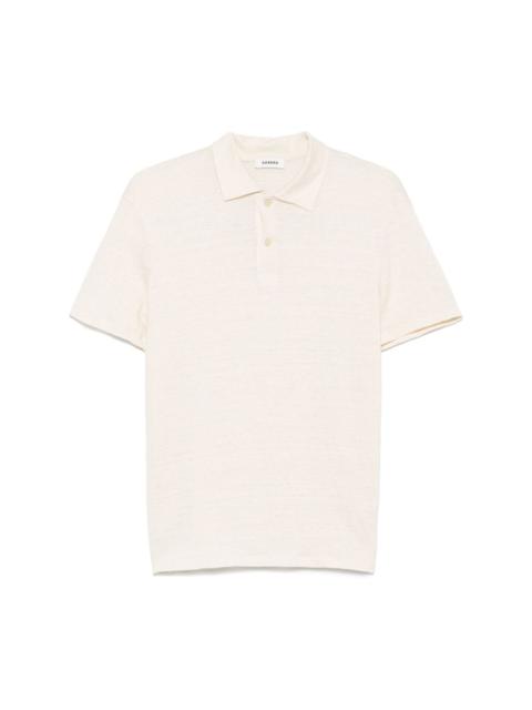 Sandro linen polo shirt