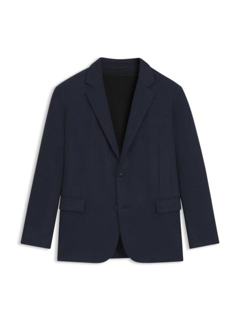 HUGO SLIM-FIT BLAZER IN TWILL-PRINT JERSEY