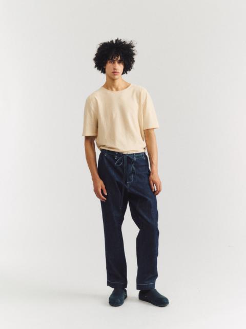 CASEY/CASEY TIE ME UP PANT - DENIM L - INDIGO