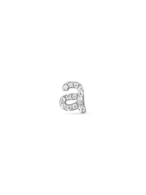STONE AND STRAND Pave Diamond Initial Stud