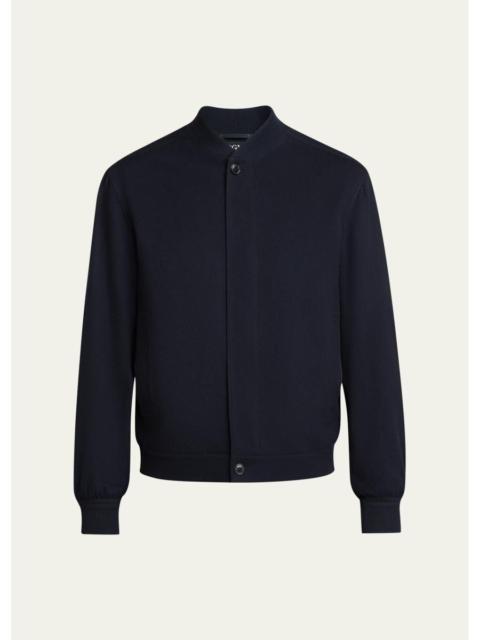 ZEGNA Men's Oasi Cashmere Bomber Jacket