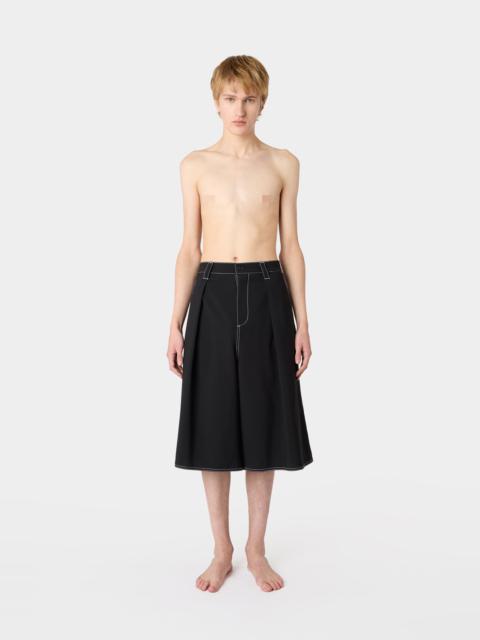 SUNNEI SHORT LARGO PANTS / black