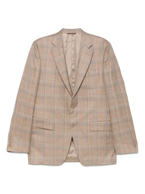 Canali checked blazer