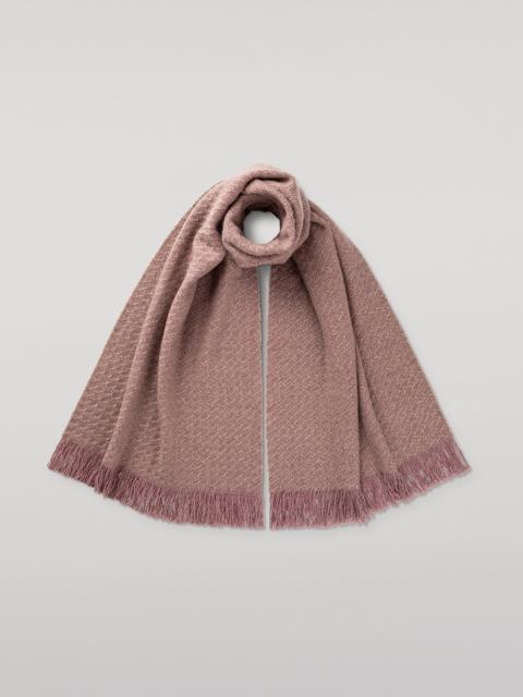 Johnstons of Elgin Yarrow Light Pink Cashmere Scarf