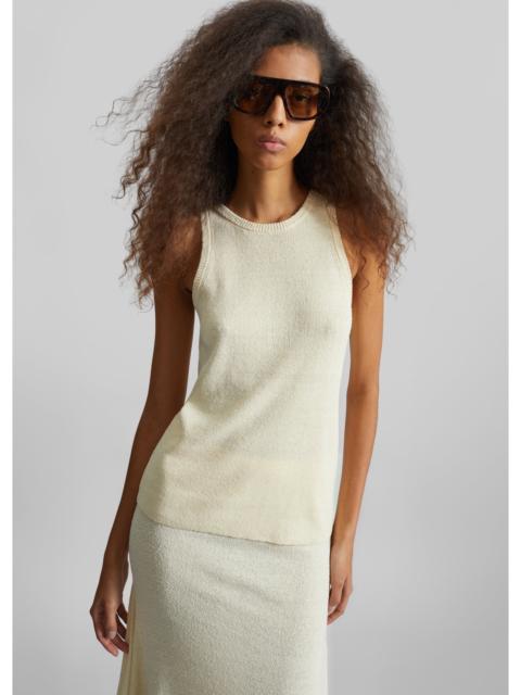 CO CO Racerback Tank - Cream
