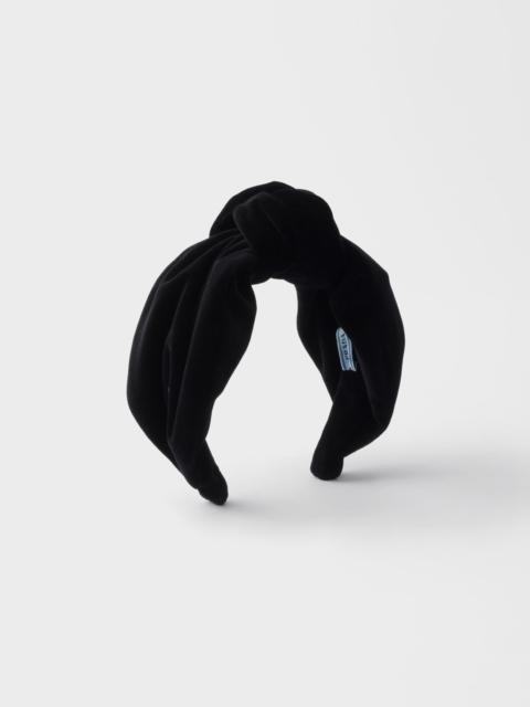 Prada Velvet headband