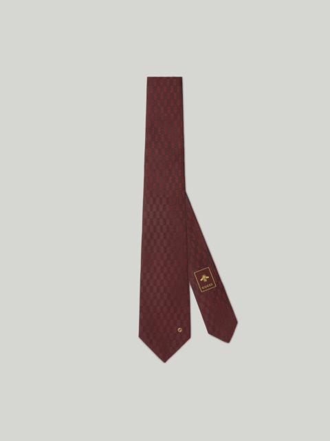 GUCCI Geometric silk jacquard tie