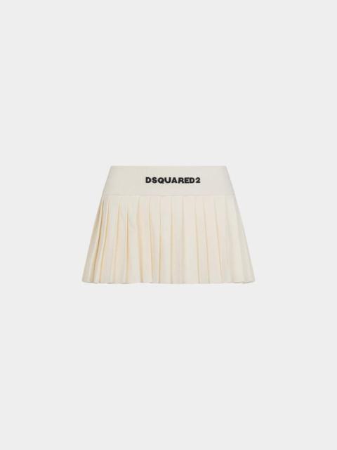 PLEATED MINI SKIRT