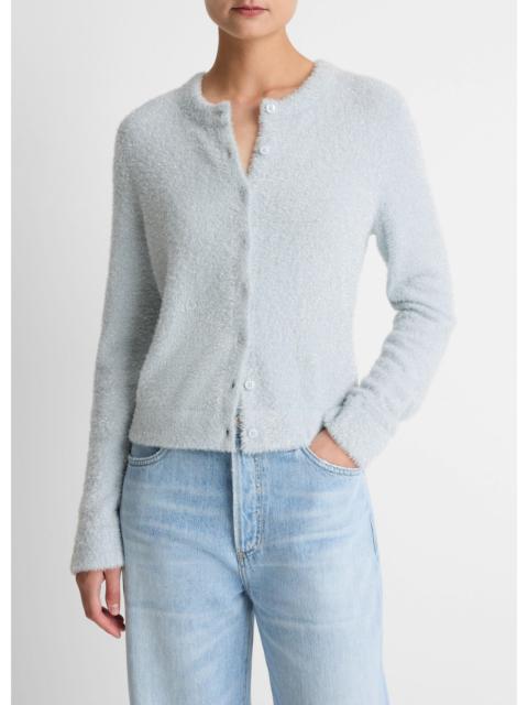 Vince Metallic Eyelash Cardigan