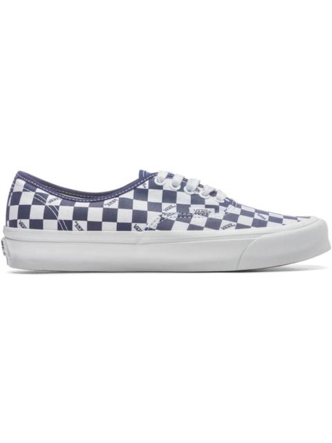 Vans Vault OG Authentic LX Checkerboard Blue White