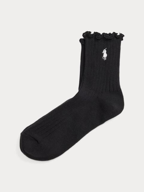 Polo Ralph Lauren Ruffled-Cuff Ankle Socks