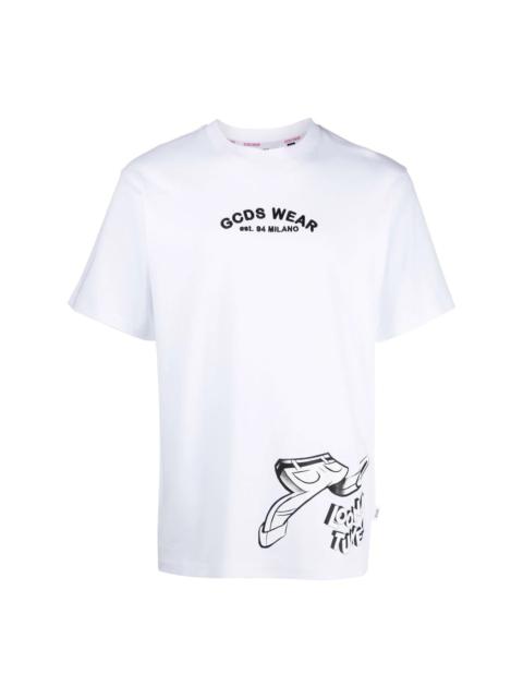 GCDS logo crew-neck T-shirt
