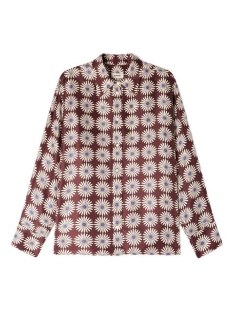 Sandro floral-print buttoned shirt