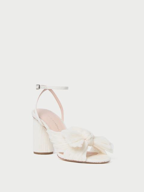 LOEFFLER RANDALL Camellia Pearl Pleated Bow Heel
