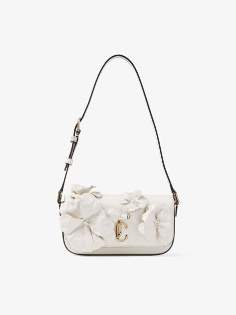 JIMMY CHOO Avenue Mini Shoulder
Latte Leather Mini Shoulder Bag with Flowers