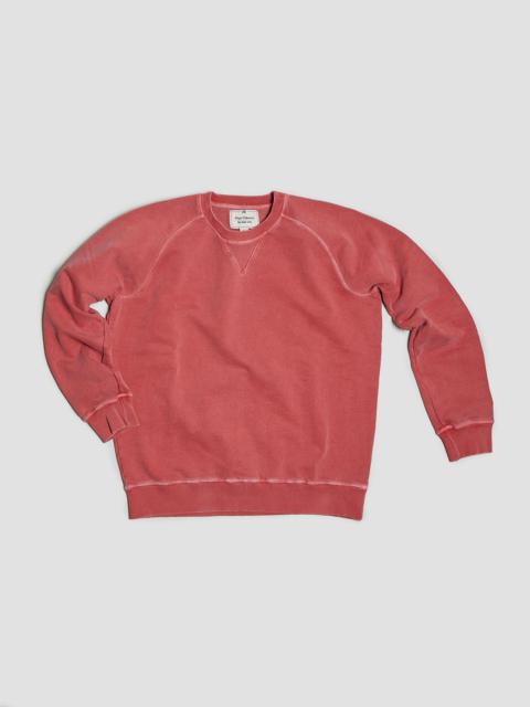 Nigel Cabourn Embroidered Arrow Crew in Vintage Red