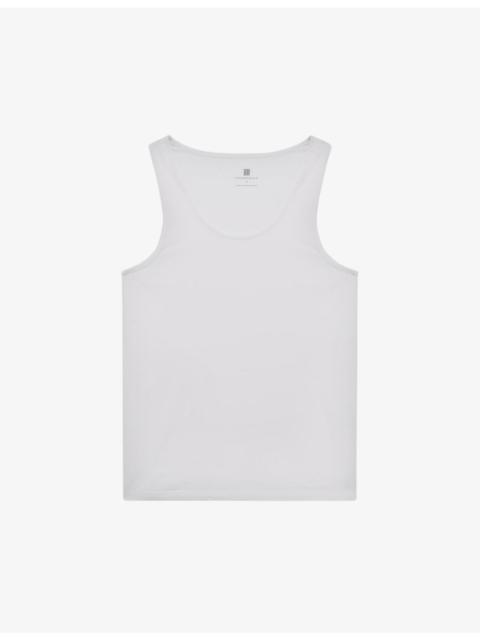 REISS Vinnie crewneck stretch-cotton vest