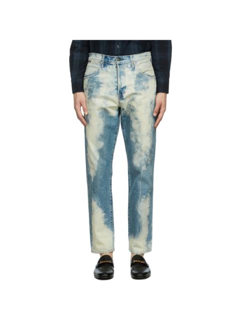 TOM FORD Blue Bleached Denim Jeans