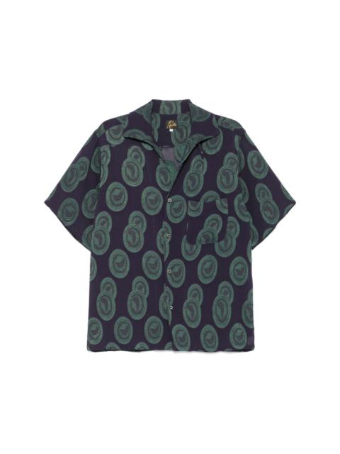 NEEDLES pattern-embroidered shirt