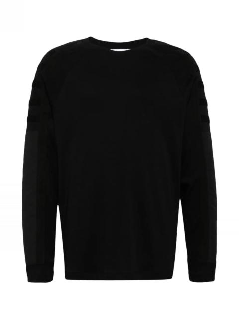 Helmut Lang RIBBON-DESIGN COTTON SWEATER