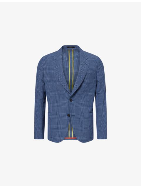 Paul Smith Single-Breasted Wool And Silk Blend Blazer
