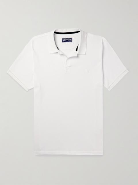 Vilebrequin Logo-Embroidered Cotton-Piqué Polo Shirt