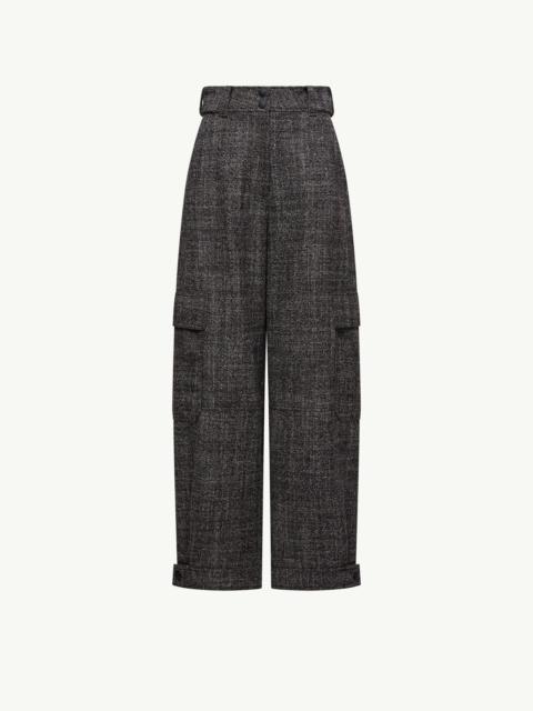 Moncler Grenoble Mouliné Wool Cargo Pants