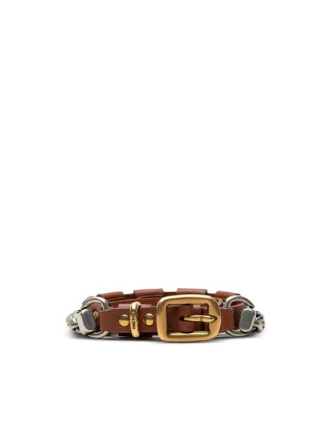 Miu Miu buckle-detail chain-link necklace