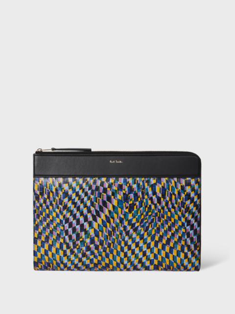 Paul Smith 'Abstract Checkerboard' Document Case